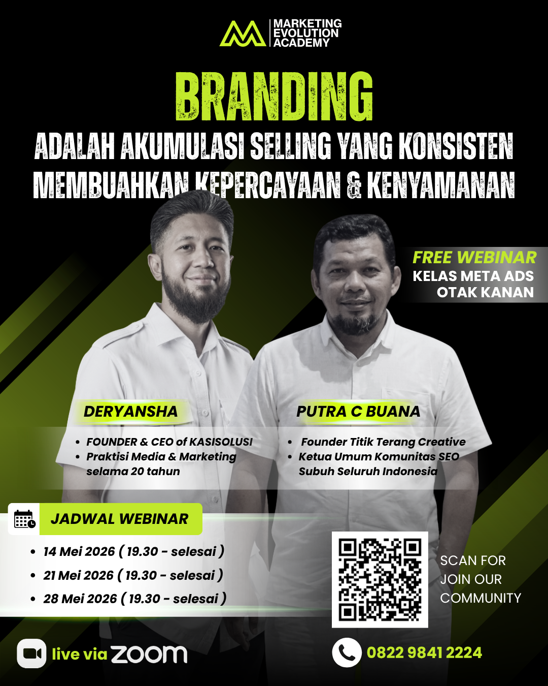 Poster Webinar Branding MEA